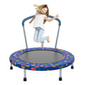 36Inch Mini Trampoline For Kids Ages 1 6 Indoor Outdoor Trampoline With Handle Fun For Kids