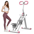 Stair Stepper With Resistance Home Upgrade Vertical Climber Workout Machine For Full Body Exercise Climber Fitness Equipment With Stable Frame Adjustable Handlebar Pink