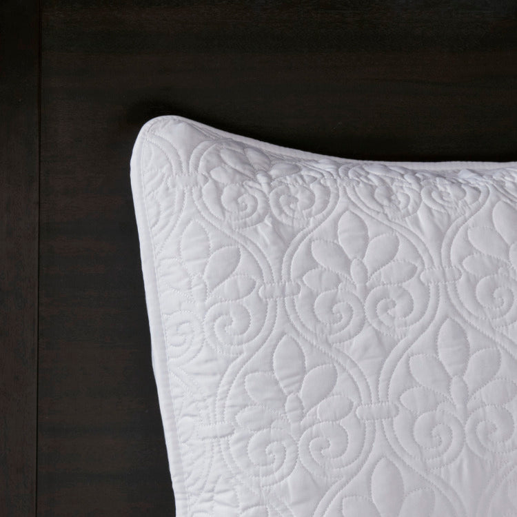 Reversible Bedspread Set White Queen