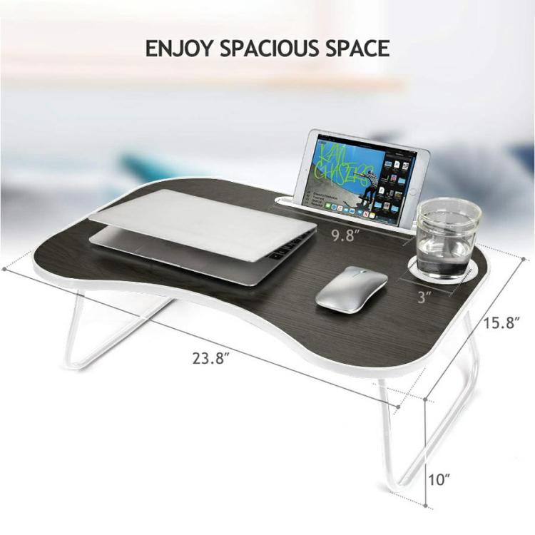 Laptop Stand For Bed Black
