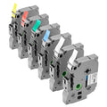 Label Maker Tape 6 Pack 12 Mm Colored Label Maker Refills Tze 131 Tze 231