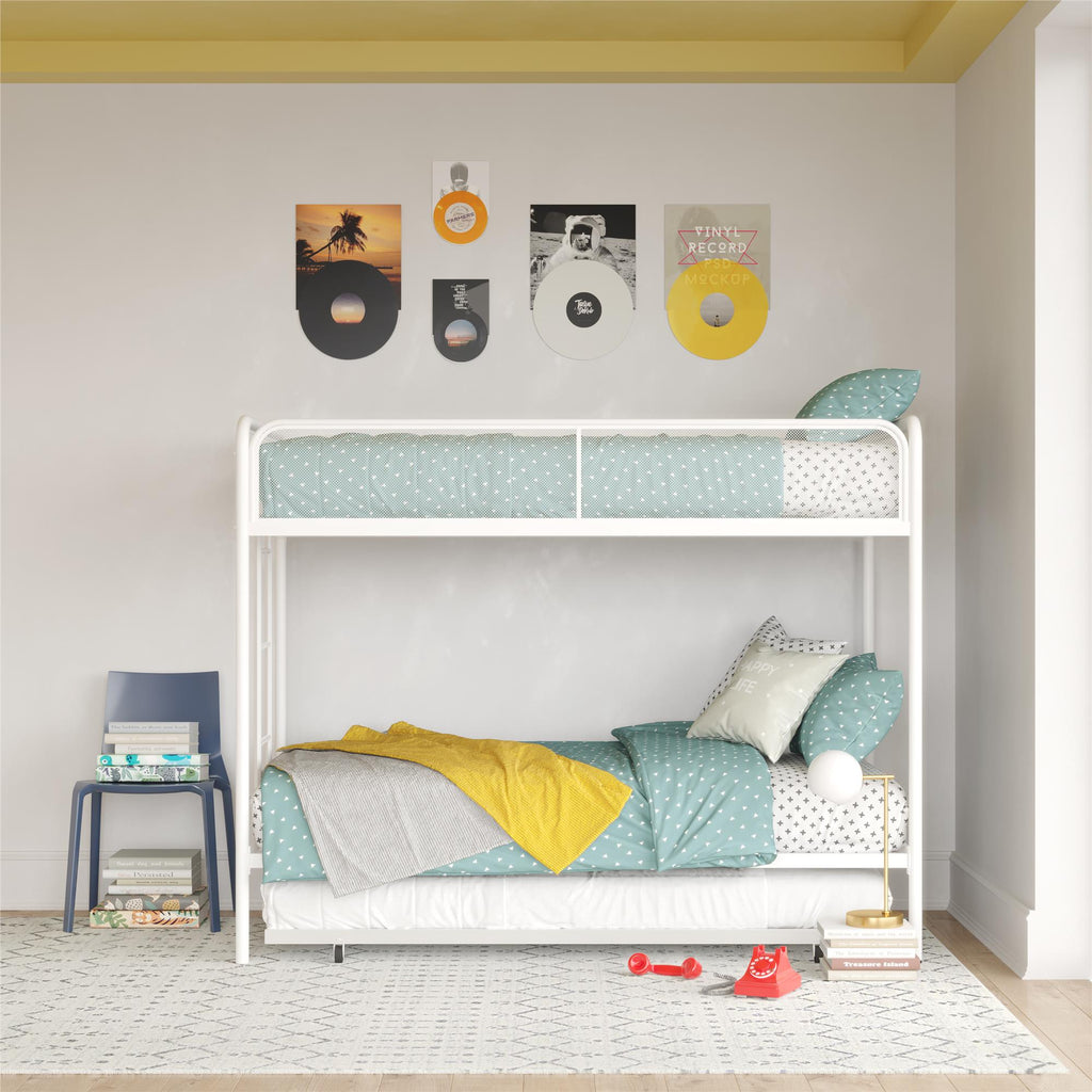 Isaiah Triple Twin Metal Bunk Bed