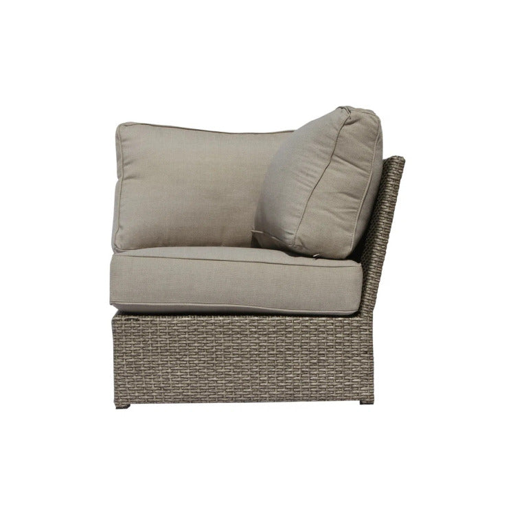 Outdoor Wicker Loveseat With Cushions Fully Assembled