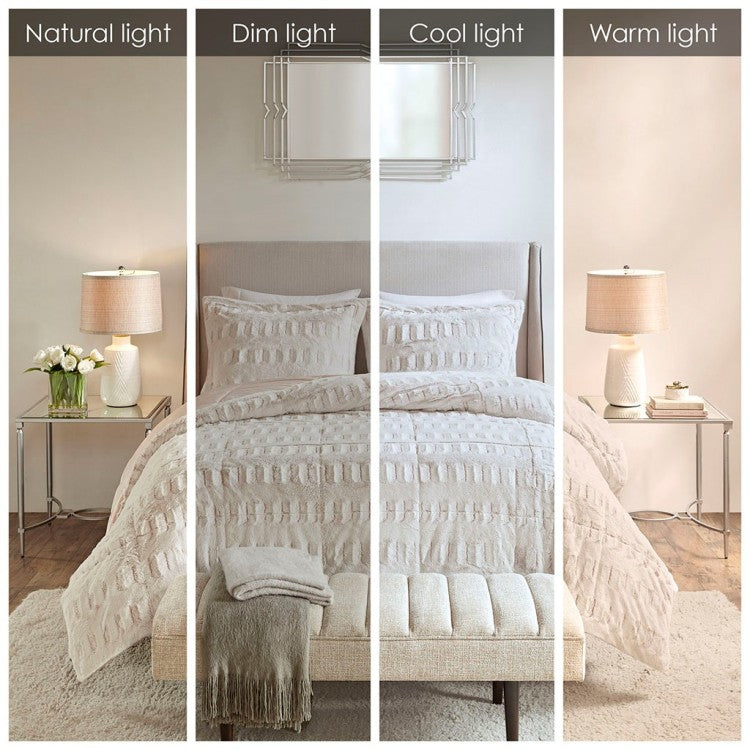 Twin Twin Xl Back Print Long Fur Comforter Mini Set