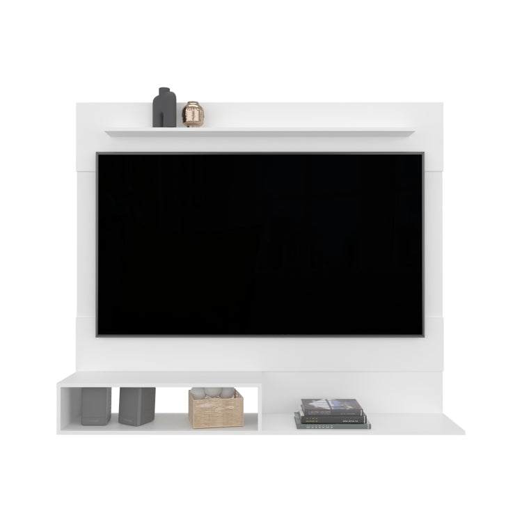 Floating Entertainment Center For Tv S Up 55", Space For Tv, One Superior Shelf, Two Shelves