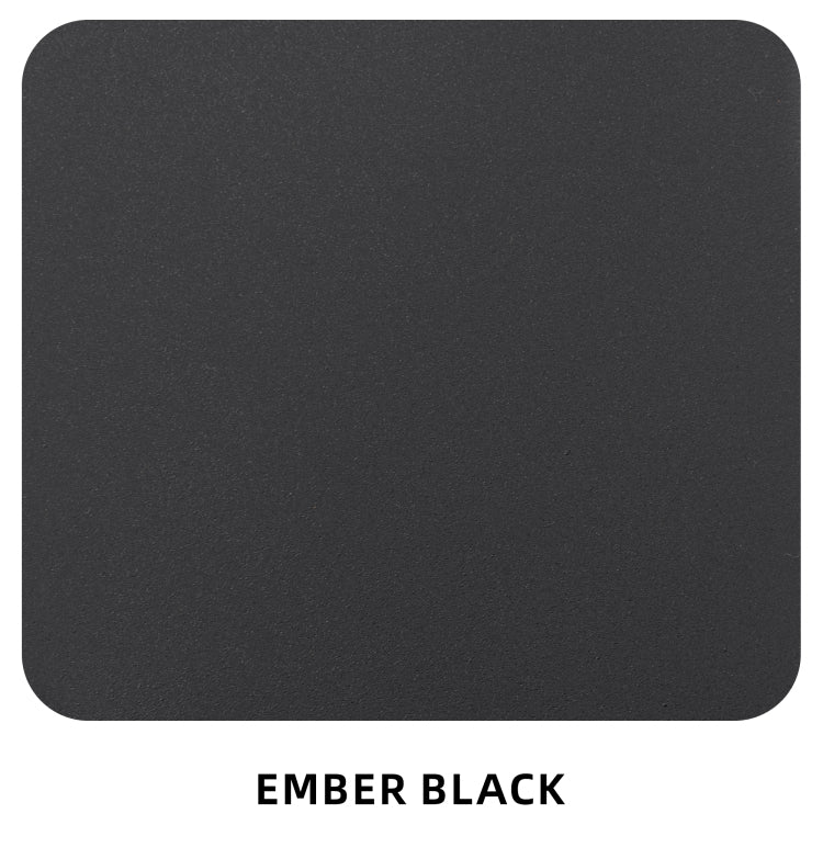 Outdoor Patio Aluminum Swivel Rocker 2Pcs With Outdoor Grade Sunbrella Fabric Cushions, Ember Black