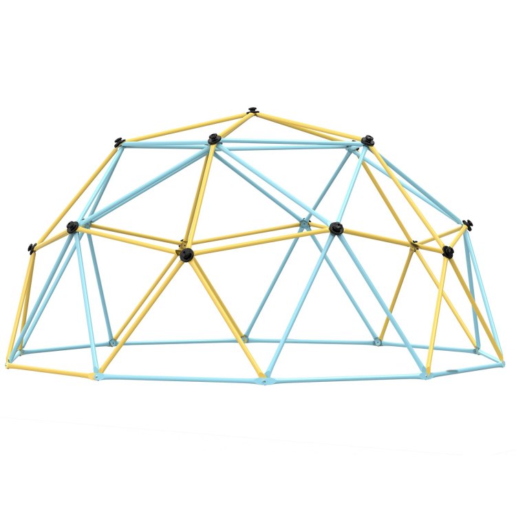 Climbing Dome, Jungle Gym Supports 750Lbs And Easy Assembly, 10Ft Geometric Dome Climber Play Center For Kids 3 To 10 Years Old,With Climbing Grip, Outdoor Backyard Play Equipment For Kids