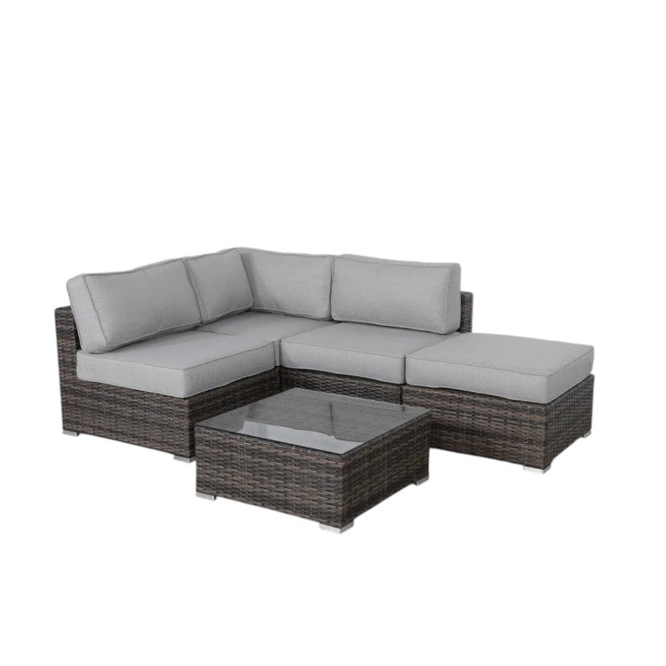 Fully Assembled 3 Piece Wicker Seating Group With Plush Cushions
