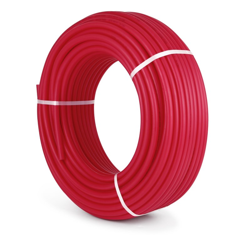 3 4" X 500Ft Pex Tubing Oxygen Barrier O2 Evoh Pex B Red Hydronic Radiant Floor Heat Heating System Pex Pipe Pex Tube 3 4" O2 Barrier, 500Ft Red