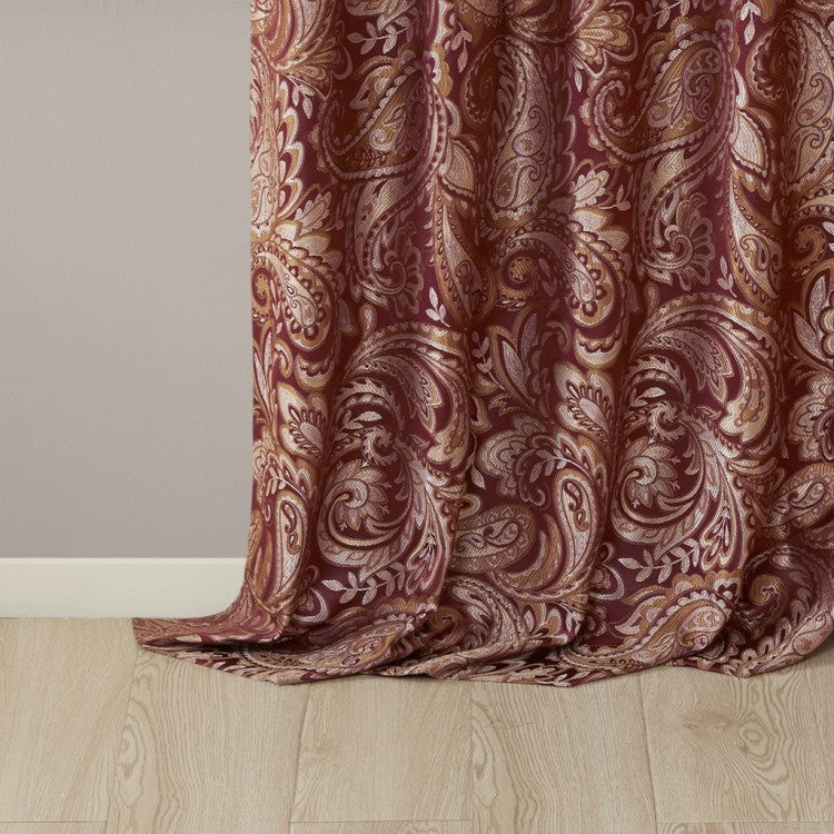 Jacquard Curtain Panel Pair 2 Pcs Window Panels