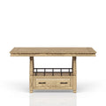 Counter Table Caramel Finish
