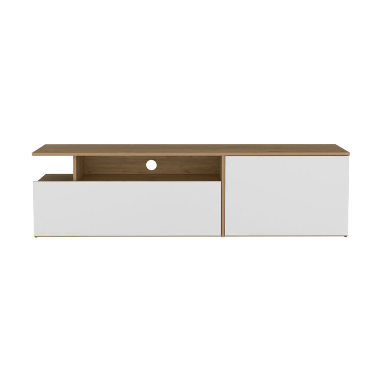 Summerfield Tv Stand, Living Room, White Ligth Pine