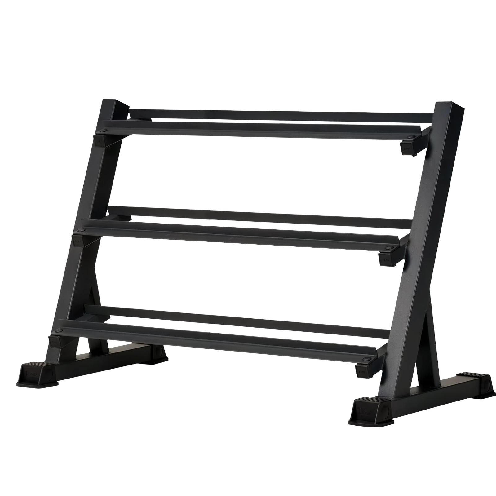 3 Tier Dumbbell Rack Stand: Holds 5 50Lb Weights With A 1100 Lb Max Capacity. Designed Specifically For Dumbbell Storage