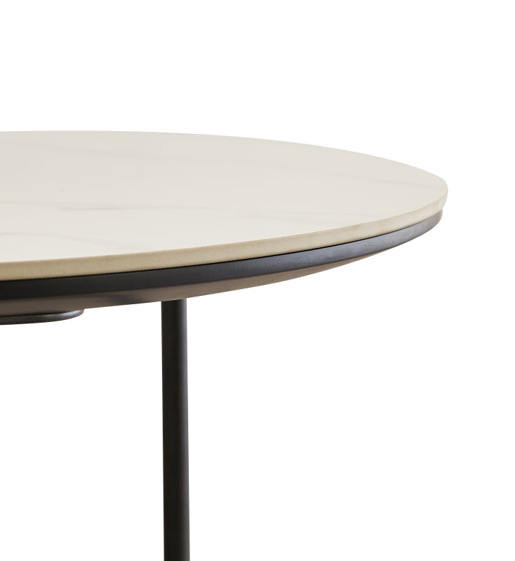 End Side Tables Small Round Accent Table, Metal Gray Narrow Night Stands With Sharp, Ideal For Any Room Side Tables Living Room, Bedroom, Tall Plant Stand Balcony, Indoor