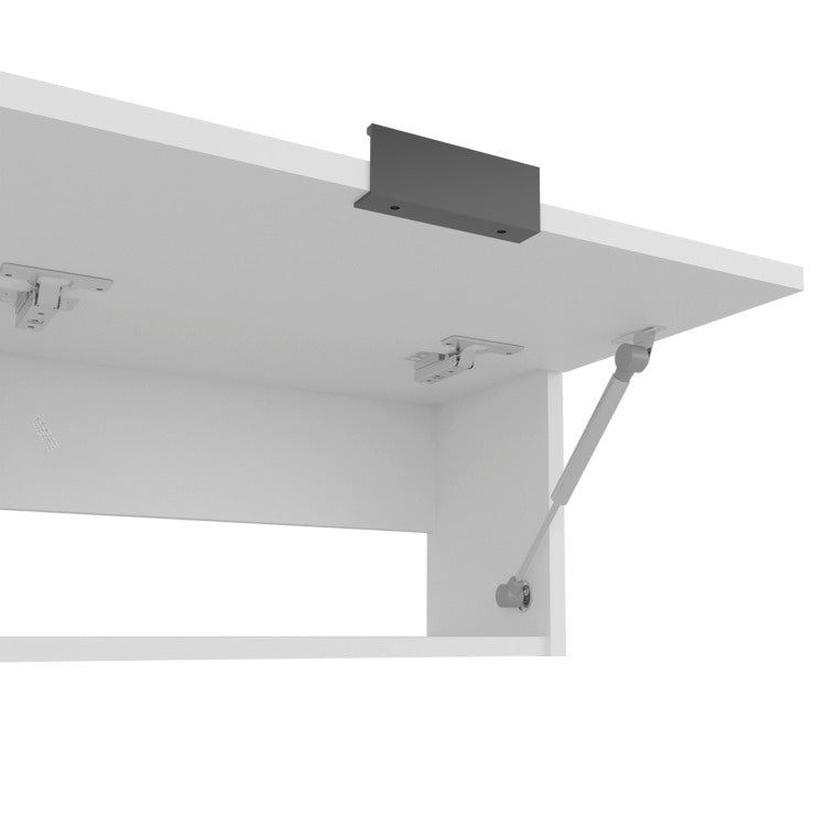 Wall Cabinet, 1 Door, 1 Shelf, White