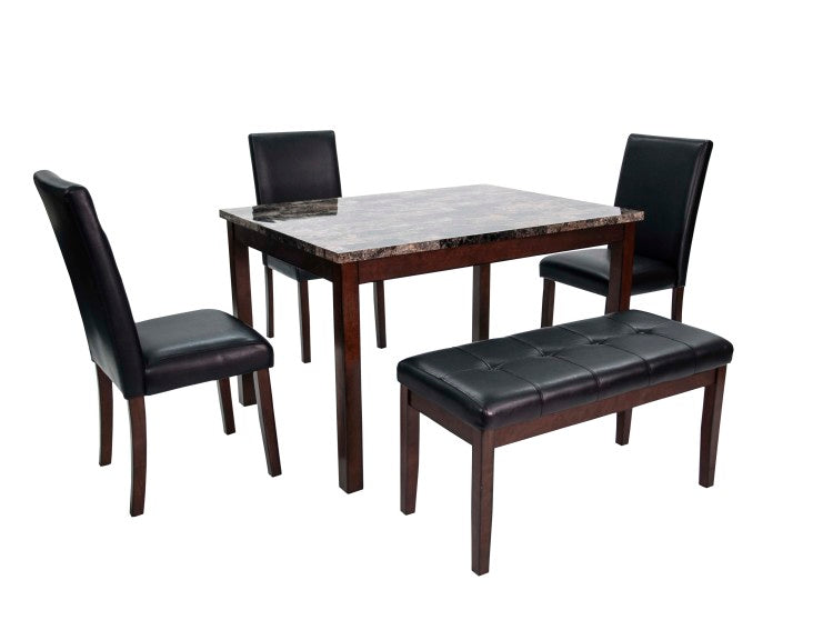 5 Piece Dining Set With Chairs And Bench