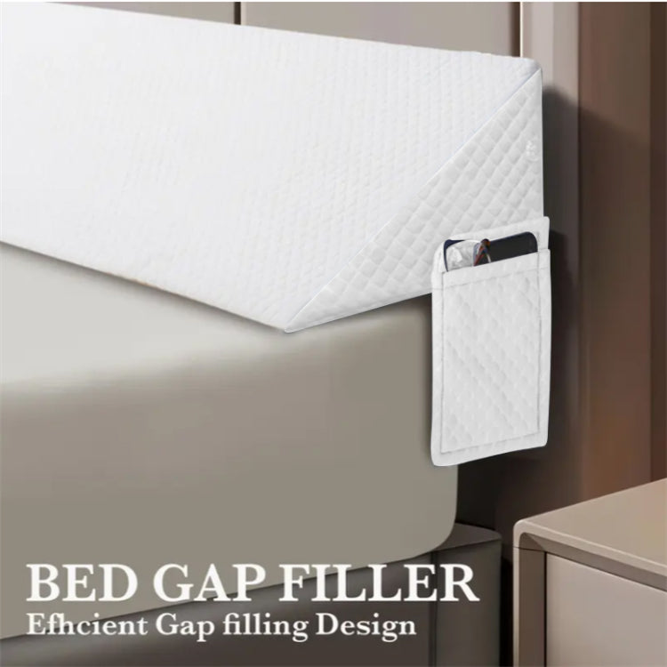 Air Layer Fabric Gap Pillow White Diamond Shaped Pocket99*24.5*15Cm