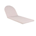 Outdoor Chaise Lounge Cushion Waterproof Patio Cushion For Lawn Pool Beach Beige Color