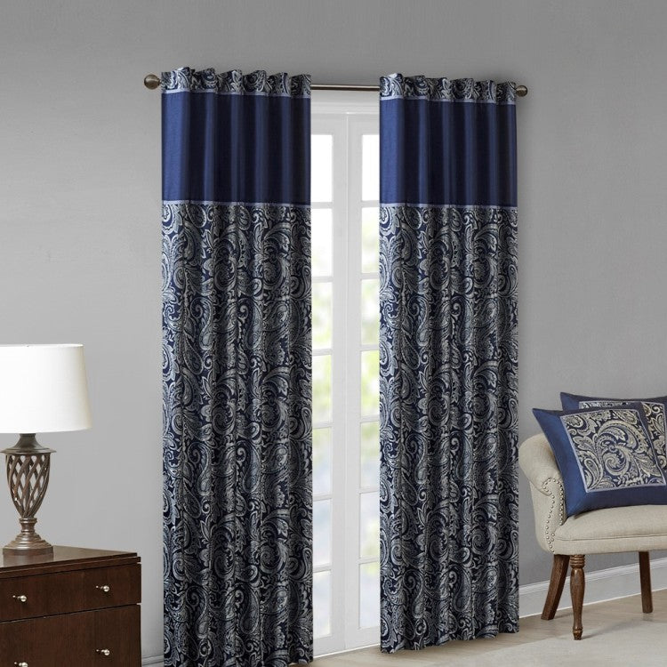 Jacquard Curtain Panel Pair 2 Pcs Window Panels