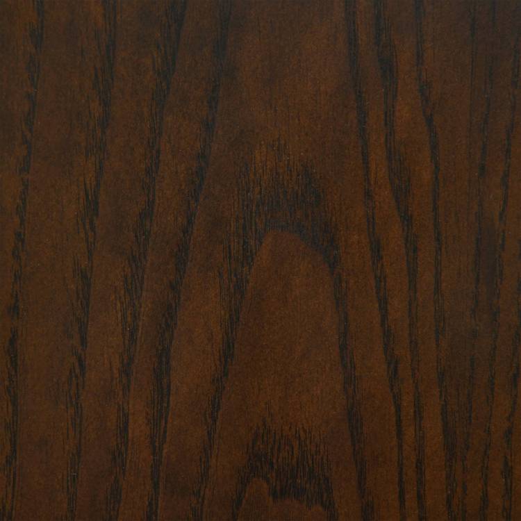 Round End Table With Shelf Brown