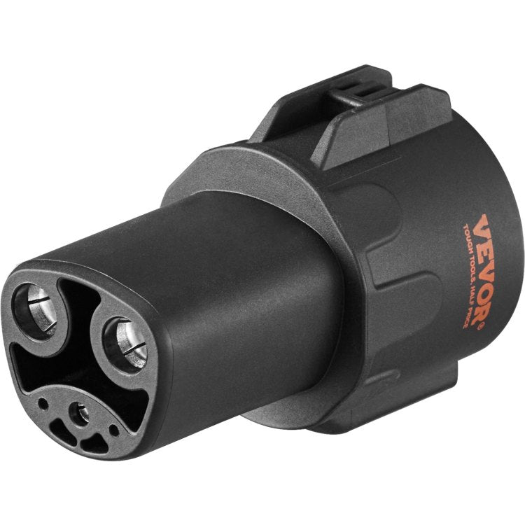 J1772 To Tesla Charger Adapter, 80 Amp 240V Ac, Sae J1772 Ev, With Storage Bag Anti Drop Lock Ip65 Tested To Ul Standards Material, Compatible With Tesla Model 3, Y, S, X