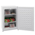 Homcom Upright Freezer, 3.0 Cubic Feet Compact Mini Freezer With Reversible Single Door And Adjustable Thermostat, Small Freezer For Home, Dorm, Apartment, Home Office, White