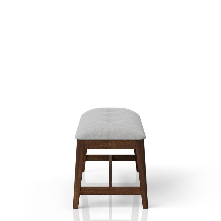 Backless Upholstered Dining Bench Mid Century Seating
