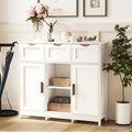 Storage Cabinets,Wooden Floor Cabinet,With Drawers And Shelves Storage Cabinets,Accent Cabinet For Living Room,Bedroom,Bathroom Furniture Home Decor White