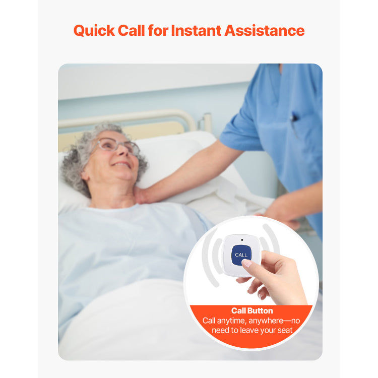 Early Alert Bed Alarm System Wireless Bed And Chair Sensor Pad With Pager