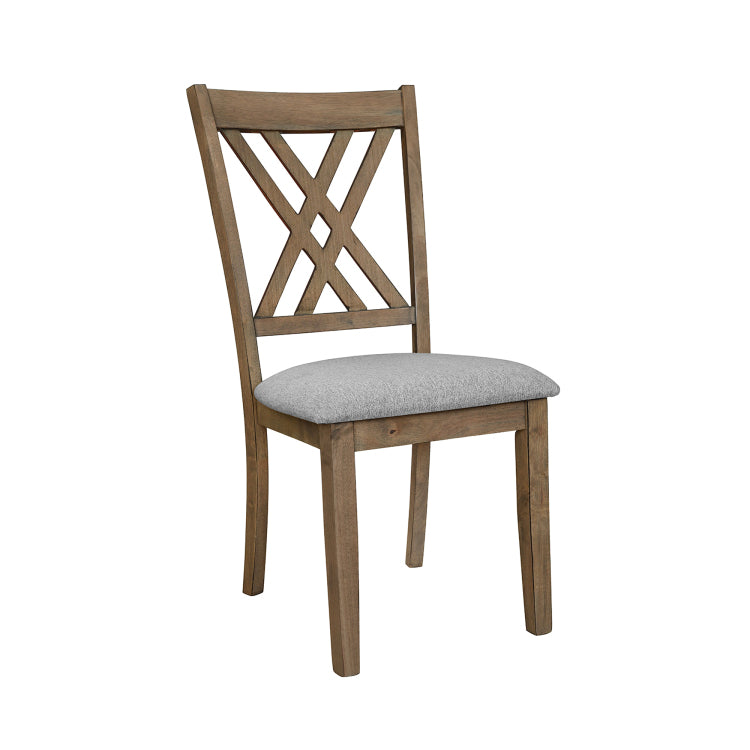 Amador Cross Back 2Pk Dining Chair Set