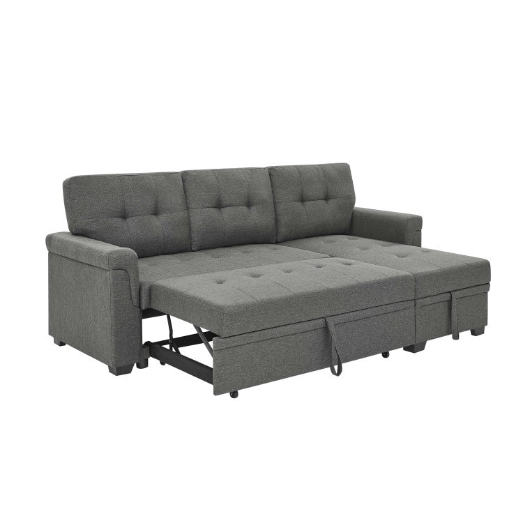 86'' Upholstered Pull Out Sofa Bed