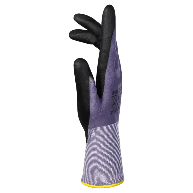 Work Gloves 12 Pair Touch Screen Nitrile Coated Garden Construction Gloves
