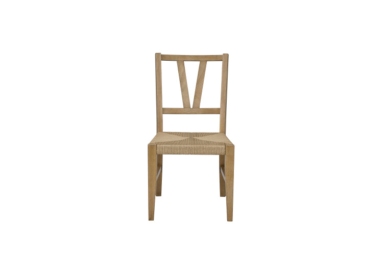 Slat Back Chair Cashew Set Of 2