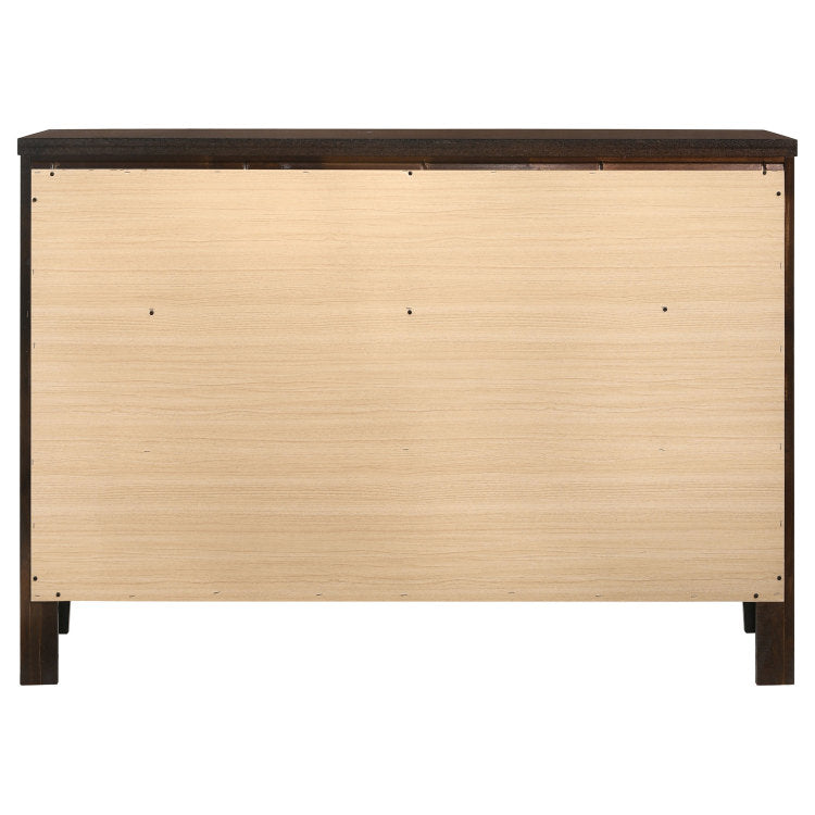 Wedgewood Cappuccino 6 Drawers Dresser