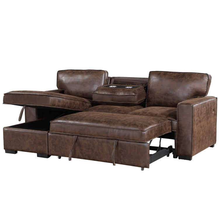 Territory Coffee Reversible Pull Out Sofa Bed