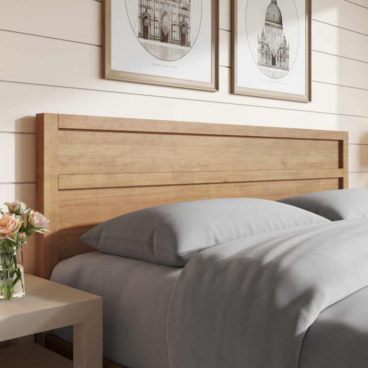 Maddox Modern Wood King Panel Headboard