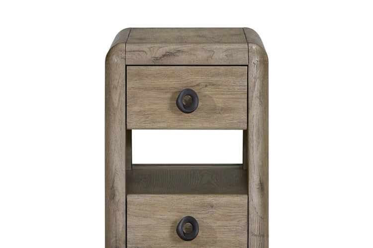 English Knotty Oak Spot Table