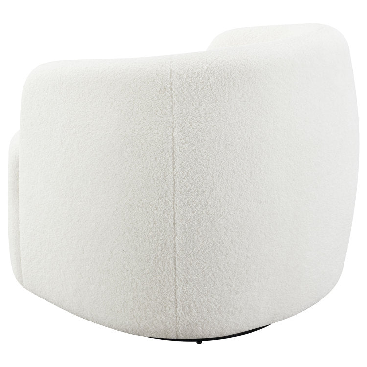 Denae Natural Upholstered Swivel Chair