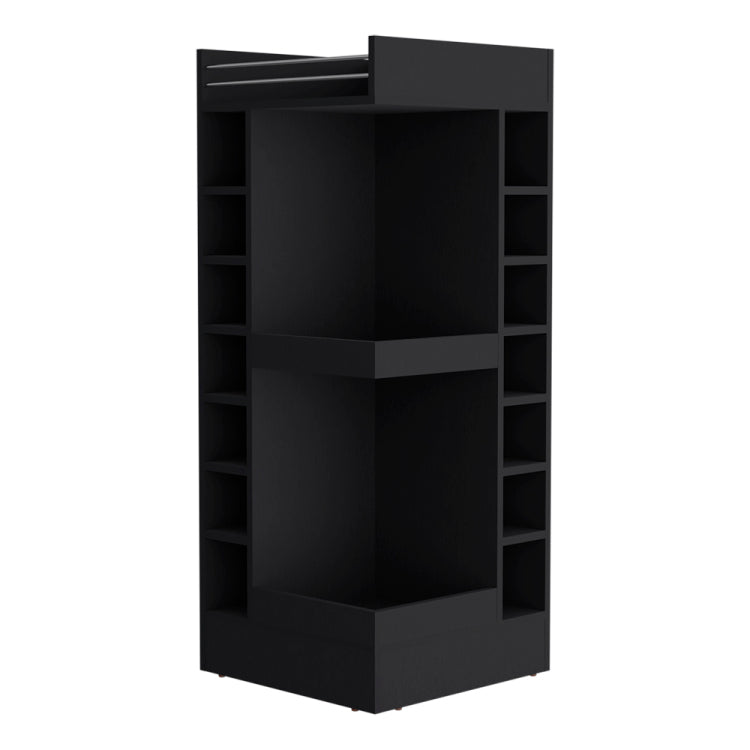 Glen Lyon Bar Cabinet, Living Room, Black