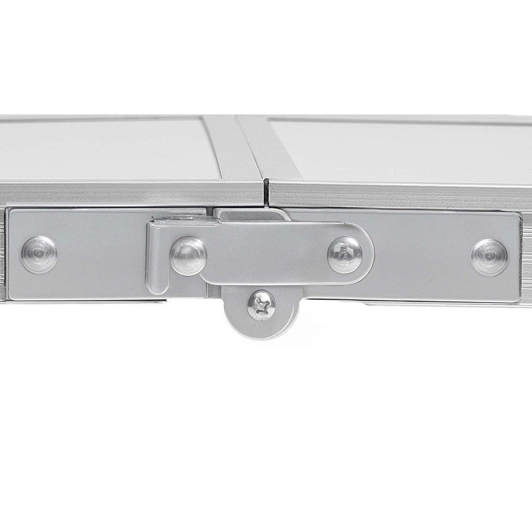 2Ft Folding Portable Camping Table Aluminum Outdoor Table Adjustable Height