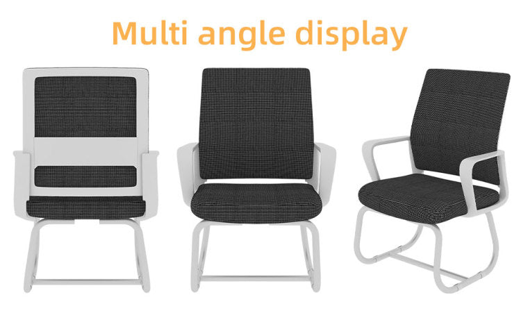 Minimalist Modern Office Chair Metal Frame, Soft & Comfortable, Home & Office Use, Multiple Colors Available