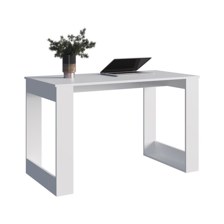 Writing Desk With Ample Workstation And Sturdy Legs