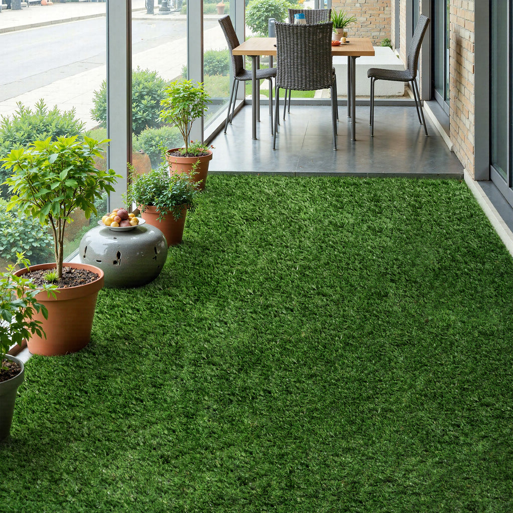 Artifical Grass Turf, 5 X 10 Ft Thick Grass Rug Indoor Outdoor