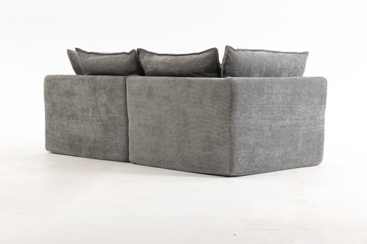 74.8" Width Cloud Couch Oversized Modular Sectional Sofa True Relax Comfy Couches Wide&Deep Seat Sofas For Living Room Furniture Sets, 2Seat