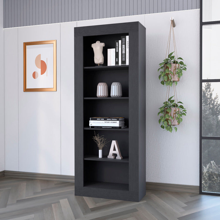 Melbourne Bookcase With 5 Storage Shelves