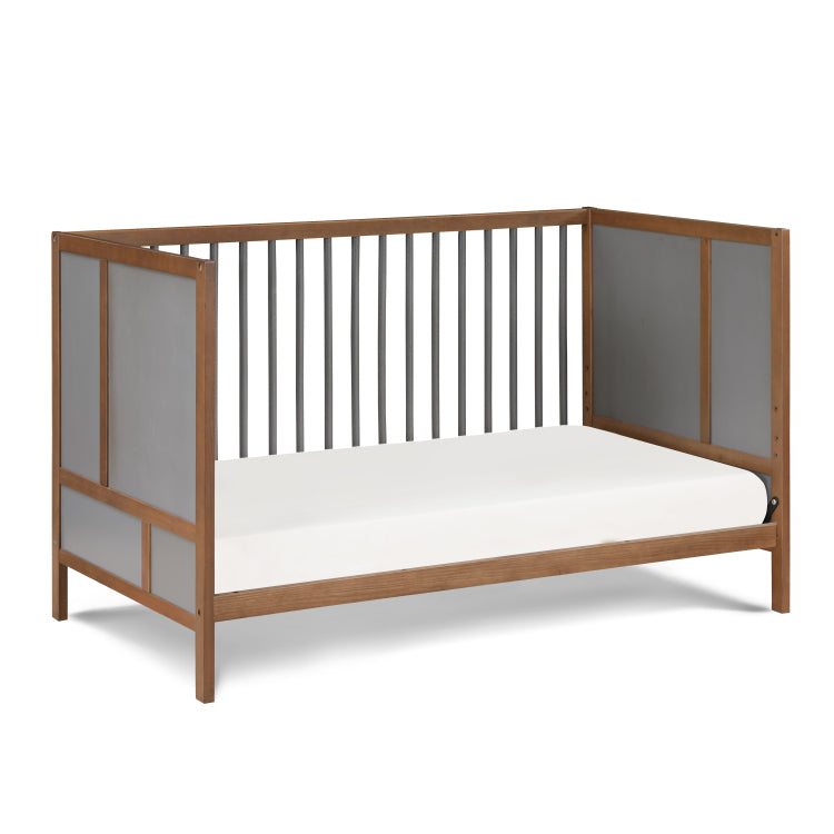 Pixie Finn 3 In 1 Crib In Walnut Charcoal
