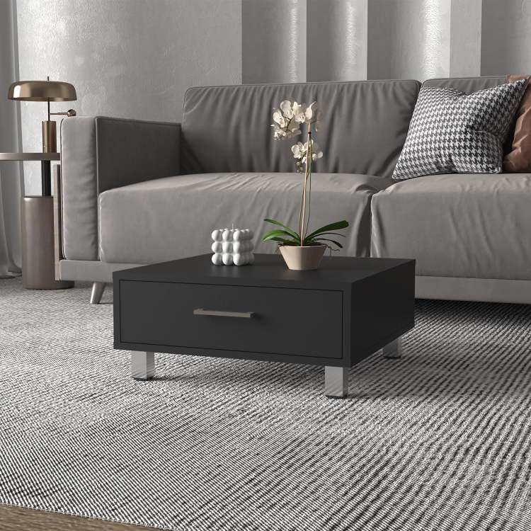 Wenge 1 Drawer Rectangle Coffee Table