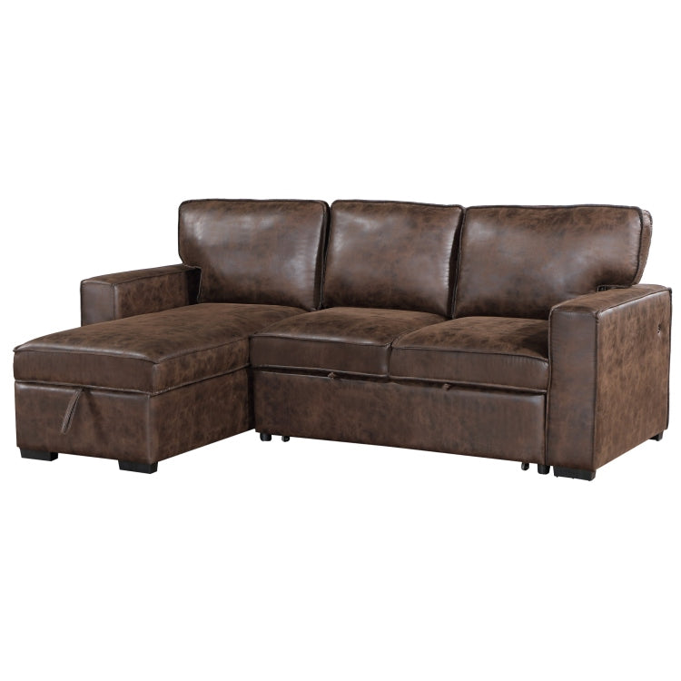 Territory Coffee Reversible Pull Out Sofa Bed