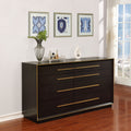 Prescott Smoked Peppercorn 8 Drawers Dresser