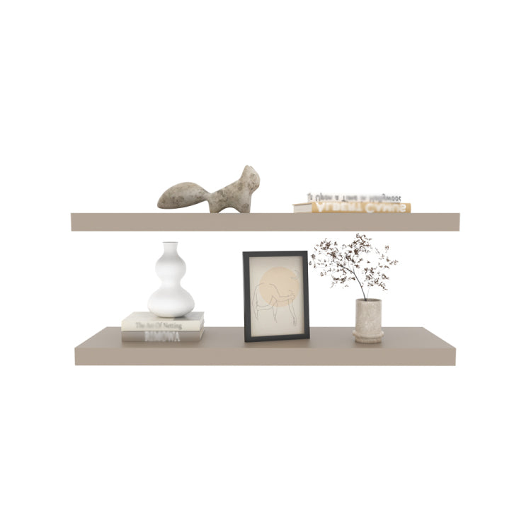 Floating Shelf Dallas, Living Room, Taupe